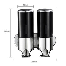 Wall Mounted Bathroom Shower Pump Dispenser and Organizer for Bathroom Kitchen Hotel_8