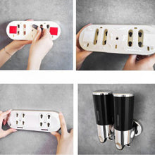 Wall Mounted Bathroom Shower Pump Dispenser and Organizer for Bathroom Kitchen Hotel_13