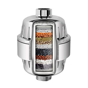 15 Stages Shower Filter High Output Shower Head Filter for Hard Water Improves Skin Condition_2