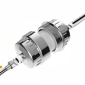 15 Stages Shower Filter High Output Shower Head Filter for Hard Water Improves Skin Condition_6