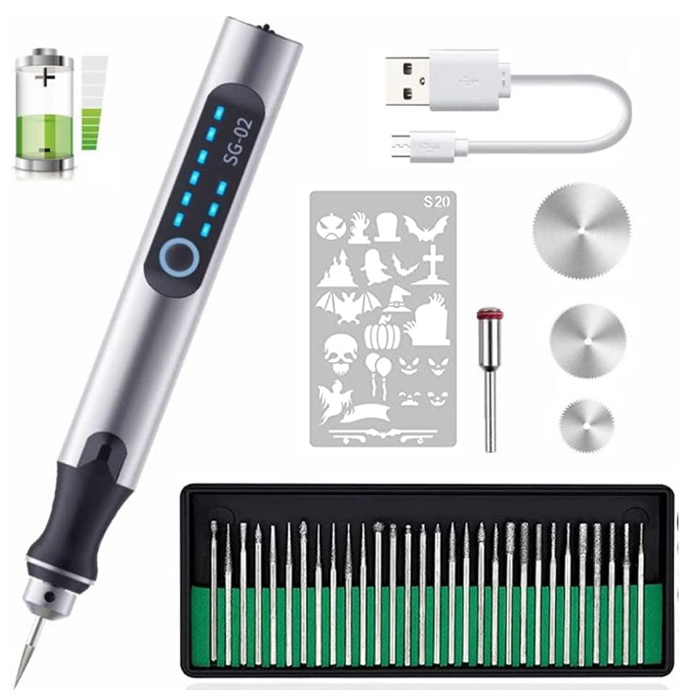 Mini Electric Professional Engraving Pen for Jewelry Glass Wood Stone Metal
