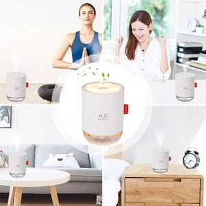 500ml Mini Cool Mist Humidifier Auto Shut-Off 2 Mist Modes - USB Plugged-in_9