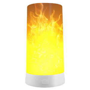 1/2 Pack Portable Smart LED Flame Light Magnet Bar Table Lamp - USB Rechargeable_2