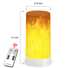 1/2 Pack Portable Smart LED Flame Light Magnet Bar Table Lamp - USB Rechargeable_6