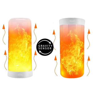1/2 Pack Portable Smart LED Flame Light Magnet Bar Table Lamp - USB Rechargeable_7