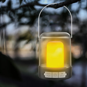 3 Modes Vintage Portable Camping Lantern-USB Rechargeable_4