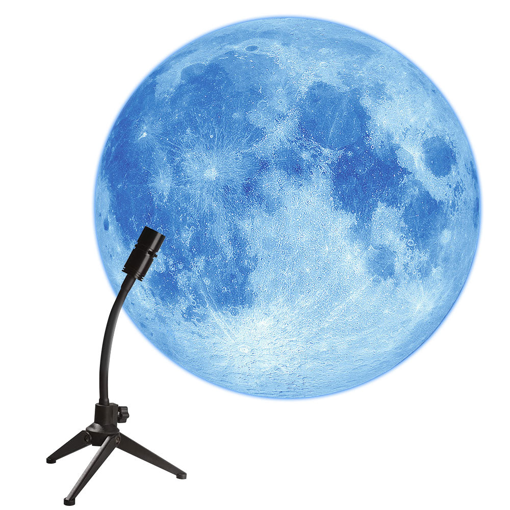 Moon and Earth Aluminum Projection Lamp-USB Plugged-in_0