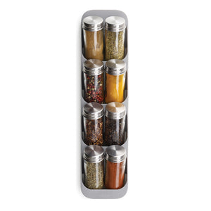 8 Slot Spice Storage Organizer for Kitchen Drawers