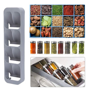 1/2 Pcs 8 Slot Spice Storage Organizer for Kitchen Drawers_7