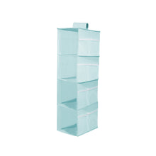 4 Layers Hanging Cube Closet Organizer with Side Storage_0