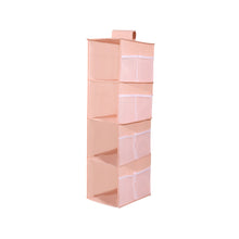 4 Layers Hanging Cube Closet Organizer with Side Storage_2