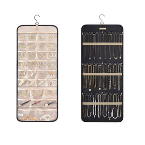 Hook Type Hanging Anti-Tangle Necklace Jewelry Organizer_2