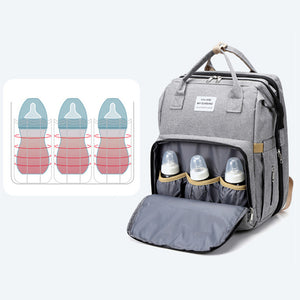Portable Travel Baby Diaper Bag with Foldable Mesh Sleeping Cot_15
