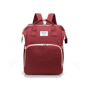 Portable Travel Baby Diaper Bag with Foldable Mesh Sleeping Cot_7