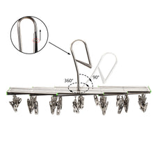 35 Pegs Stainless Metal Clothes Outdoor Dryer Laundry Hanger_9