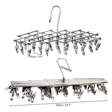 35 Pegs Stainless Metal Clothes Outdoor Dryer Laundry Hanger_1