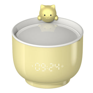 Touch Sensor Cute Pet Design Alarm Clock and Night Light - USB Rechargeable_1