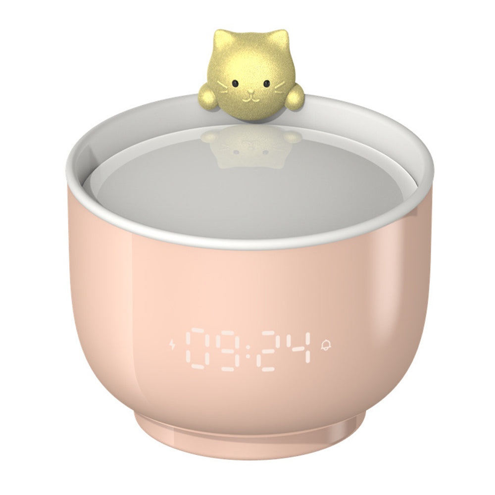 Touch Sensor Cute Pet Design Alarm Clock and Night Light - USB Rechargeable_2