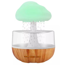 Desktop Cloud and Raindrop Humidifier 7 Color-Changing Ambient Light - USB Rechargeable_0