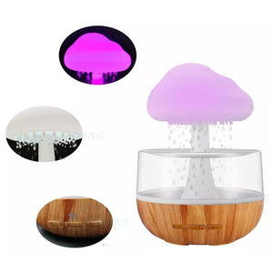 Desktop Cloud and Raindrop Humidifier 7 Color-Changing Ambient Light - USB Rechargeable_5