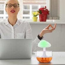 Desktop Cloud and Raindrop Humidifier 7 Color-Changing Ambient Light - USB Rechargeable_6