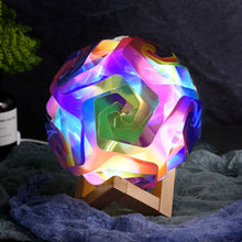 DIY Wooden Modern Children’s Room Night Lamp- USB Plugged-in_8