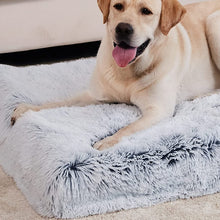 Warm and Fluffy Long-haired Velvet Dog Sleeping Bed_18