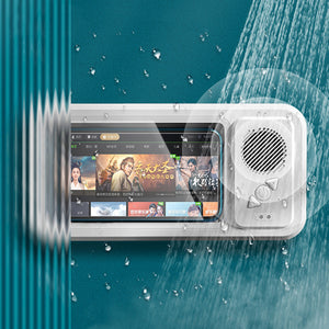 Rotating Waterproof Wall Mounted Phone Holder- USB Rechargeable_6