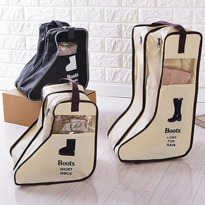 Portable and Dust Proof High Heels Shoe Zippered Travel Storage_5