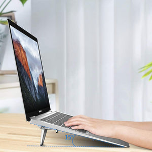 Mini Portable Laptop Stand Non-Slip Base Bracket Support Cooling Feet_10