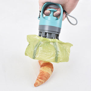 Non-Contact Pet Poop Picker with Built-in Trash Bag Dispenser_2