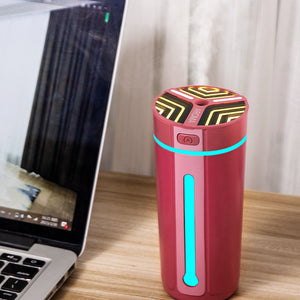 300ml Mini Car LED Air Humidifier Essential Oil Diffuser- USB Rechargeable_8