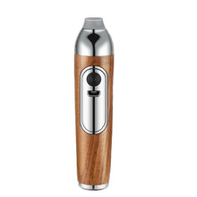 Walnut Wood Mini Car Cigarette Holder and Dust Free Ashtray-USB Rechargeable_1
