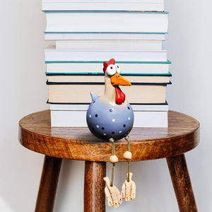Outdoor Statue Garden Sculpture Resin Rooster Decor_2