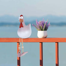 Outdoor Statue Garden Sculpture Resin Rooster Decor_3