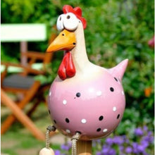 Outdoor Statue Garden Sculpture Resin Rooster Decor_4