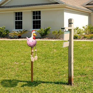 Outdoor Statue Garden Sculpture Resin Rooster Decor_6