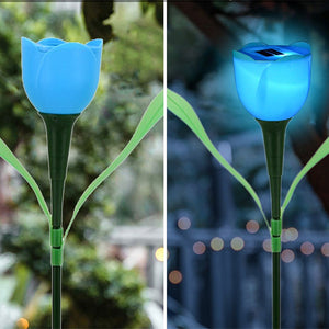 Tulip-Shaped Garden Solar Lights_11