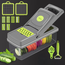 Multifunctional Kitchen Vegetable Slicer Dicer Cutter With 8 Blades_1