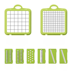 Multifunctional Kitchen Vegetable Slicer Dicer Cutter With 8 Blades_3