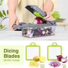 Multifunctional Kitchen Vegetable Slicer Dicer Cutter With 8 Blades_8