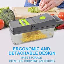 Multifunctional Kitchen Vegetable Slicer Dicer Cutter With 8 Blades_10