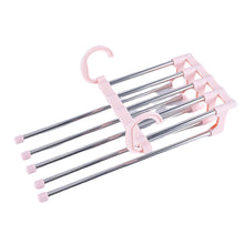 5 IN 1 Multifunctional Space Saving Pants Rack Closet Organizer_1