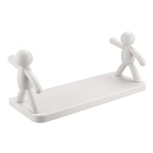 Wall-Mounted Human-Shaped Guardrail Hook Storage Rack_0