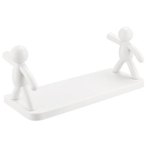 Wall-Mounted Human-Shaped Guardrail Hook Storage Rack_1