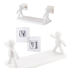 Wall-Mounted Human-Shaped Guardrail Hook Storage Rack_5
