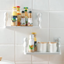 Wall-Mounted Human-Shaped Guardrail Hook Storage Rack_8