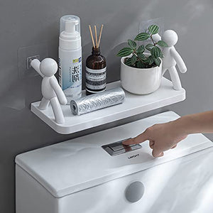 Wall-Mounted Human-Shaped Guardrail Hook Storage Rack_10