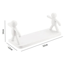 Wall-Mounted Human-Shaped Guardrail Hook Storage Rack_3