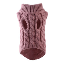 Winter Warm Pet Soft Turtleneck Knitted Sweater_10
